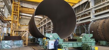 Misura di sollevamento idraulica sul rotatore della saldatura del tubo 1000T