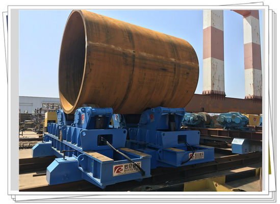 Fondamento offshore Pin Piles Welding Turning Roller con la ruota d'acciaio